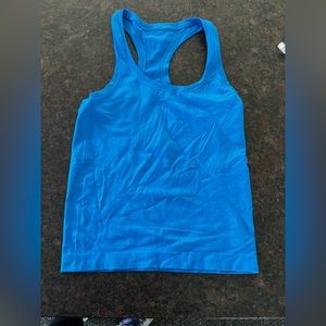 Lululemon blue tank. Beautiful blue.